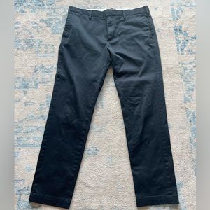 Banana Republic Rapid Movement Chino Fulton Skinny Fit 38x34 Black